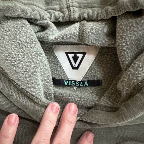 Men’s Vissla Hoodie Olive Green size Small - Picture 3 of 4